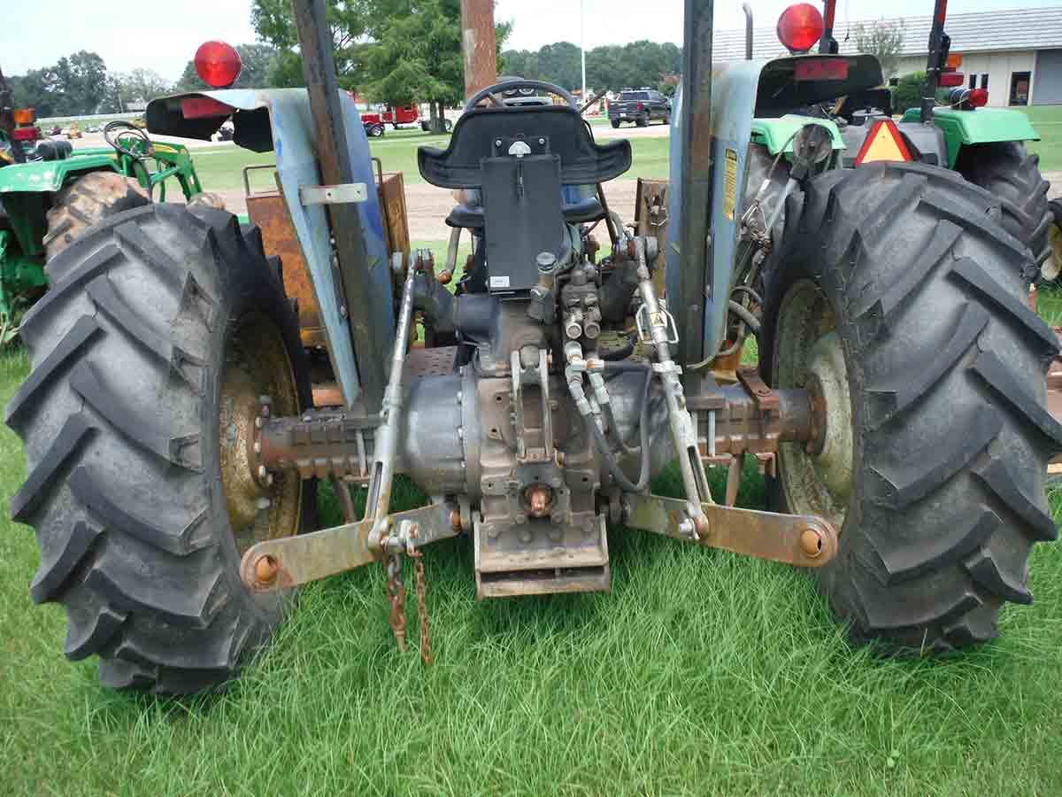 New Holland 6610 Tractor, s/n 366292M: 2wd, Alamo Side Mower, 3PH, PTO, 2 H