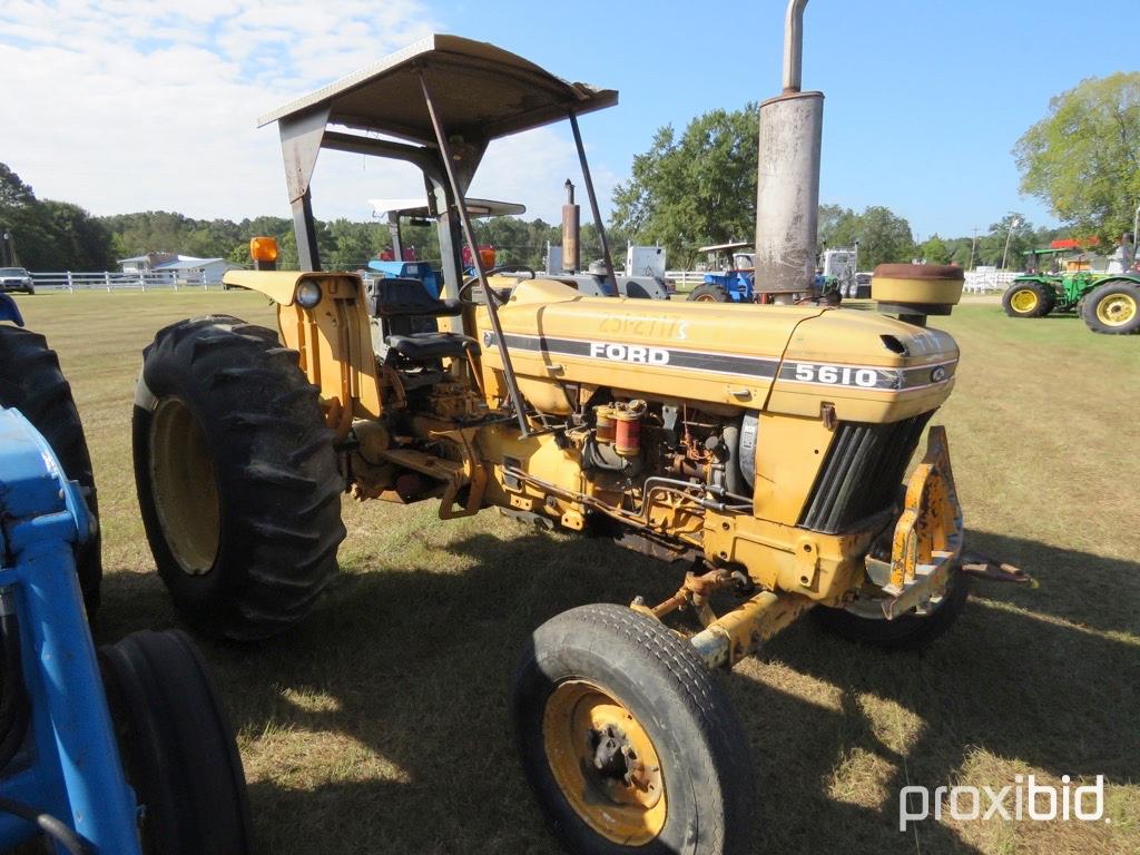 Ford 5610 Tractor, s/n BD51226: Meter Shows 1734 hrs