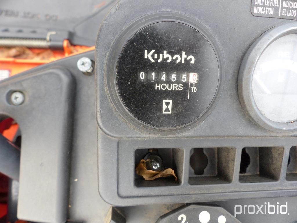 Kubota ZG327PA-60 Zero-turn Mower, s/n 52470: Meter Shows 1455 hrs
