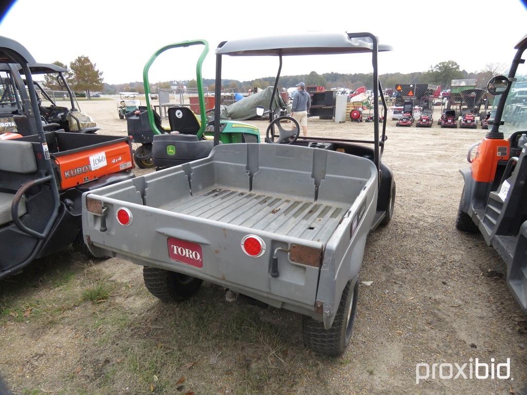 Toro Workman Utility Cart, s/n 260000108 (No Title - $50 Trauma Care Fee Ap