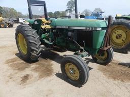 John Deere 2355 Tractor, s/n L02355R615142: 2wd, Diesel, Lift Arms, PTO, Dr
