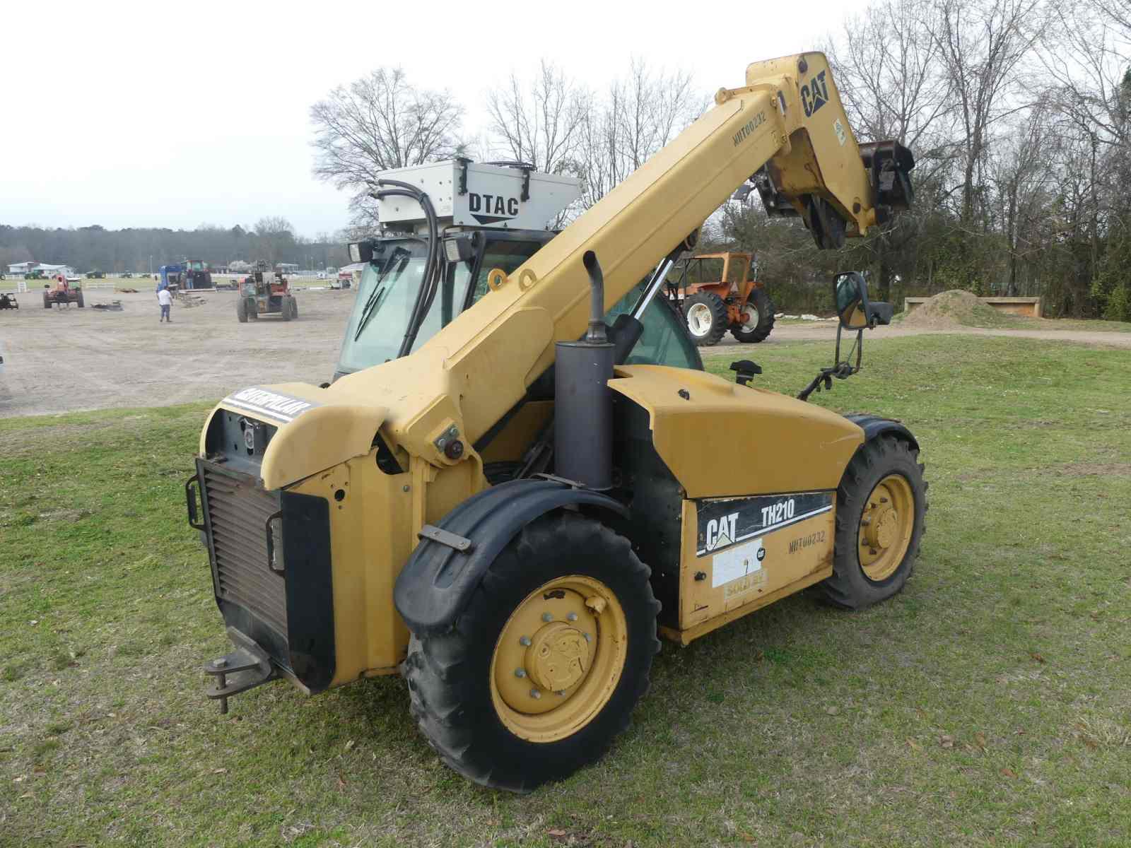 2005 Cat TH210 Telescopic Forklift, s/n MHT00232: C/A, 4800 lb. Cap., No Fo