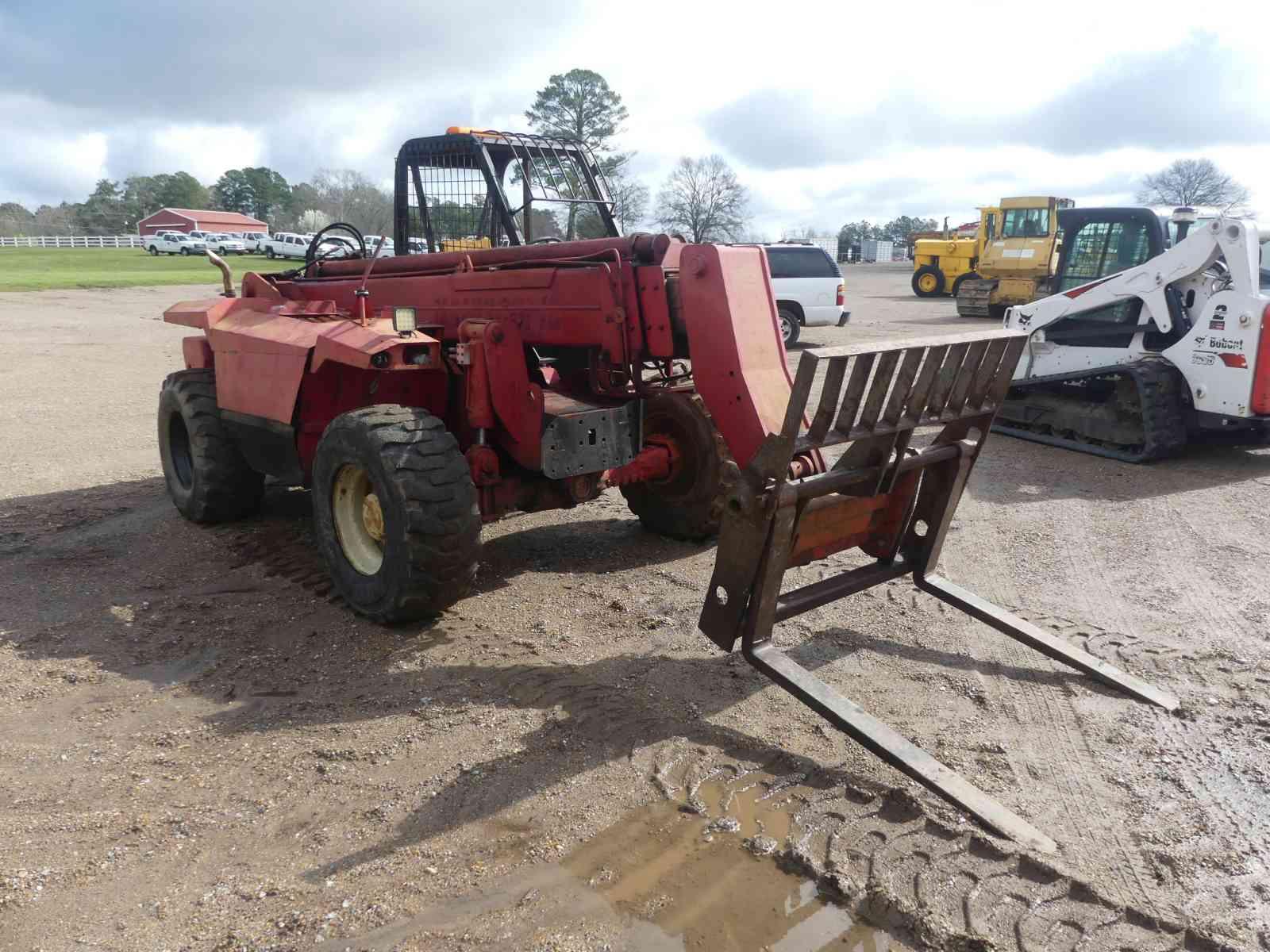 1996 Manitou MVT1130L Telescopic Forklift, s/n 114176: Canopy, 1-stage Mast