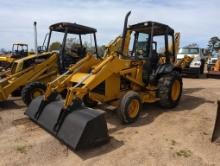 Ford 455C Loader Backhoe, s/n AW06691: Canopy, Meter Shows 6554 hrs