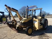 Ford 6635 MFWD Tractor, s/n 001111883 (Salvage): w/ Tiger Side Boom Mower,