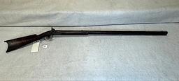 PERCUSSION FULL STOCK KENTUCKY STYLE RIFLE, CAL APPROXIMATELY 40, 1 RAMROD,