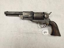 COLT PATENT US DRAGOON REVOLVER, CAL 44, ENGRAVED CYLINDER, REPRODUCTION, S