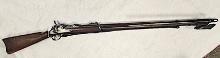 US SPRINGFIELD MODEL 1873 RIFLE, WITH ORGINAL BAYONET W/ SCABBARD AND STRAP