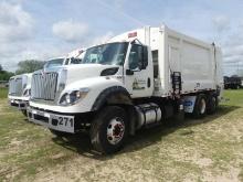 2021 International HV613 Garbage Truck, s/n 3HAESTZT7ML828047: T/A, Diesel