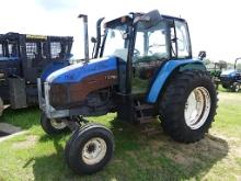 New Holland TS110 Tractor, s/n 144976B: 2wd, Cab, Drawbar, PTO, 2 Hyd Remot