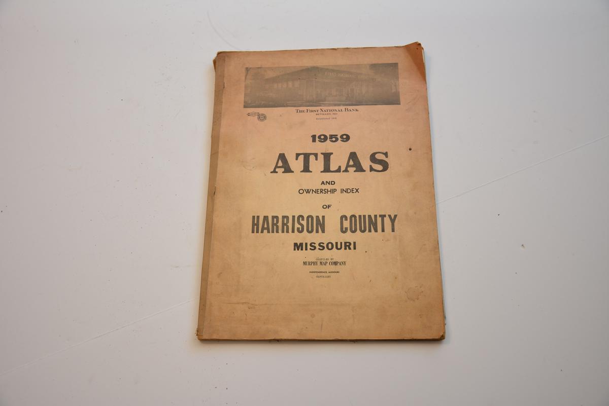 1959 Harrison County, Missouri Atlas W/ Platte Map