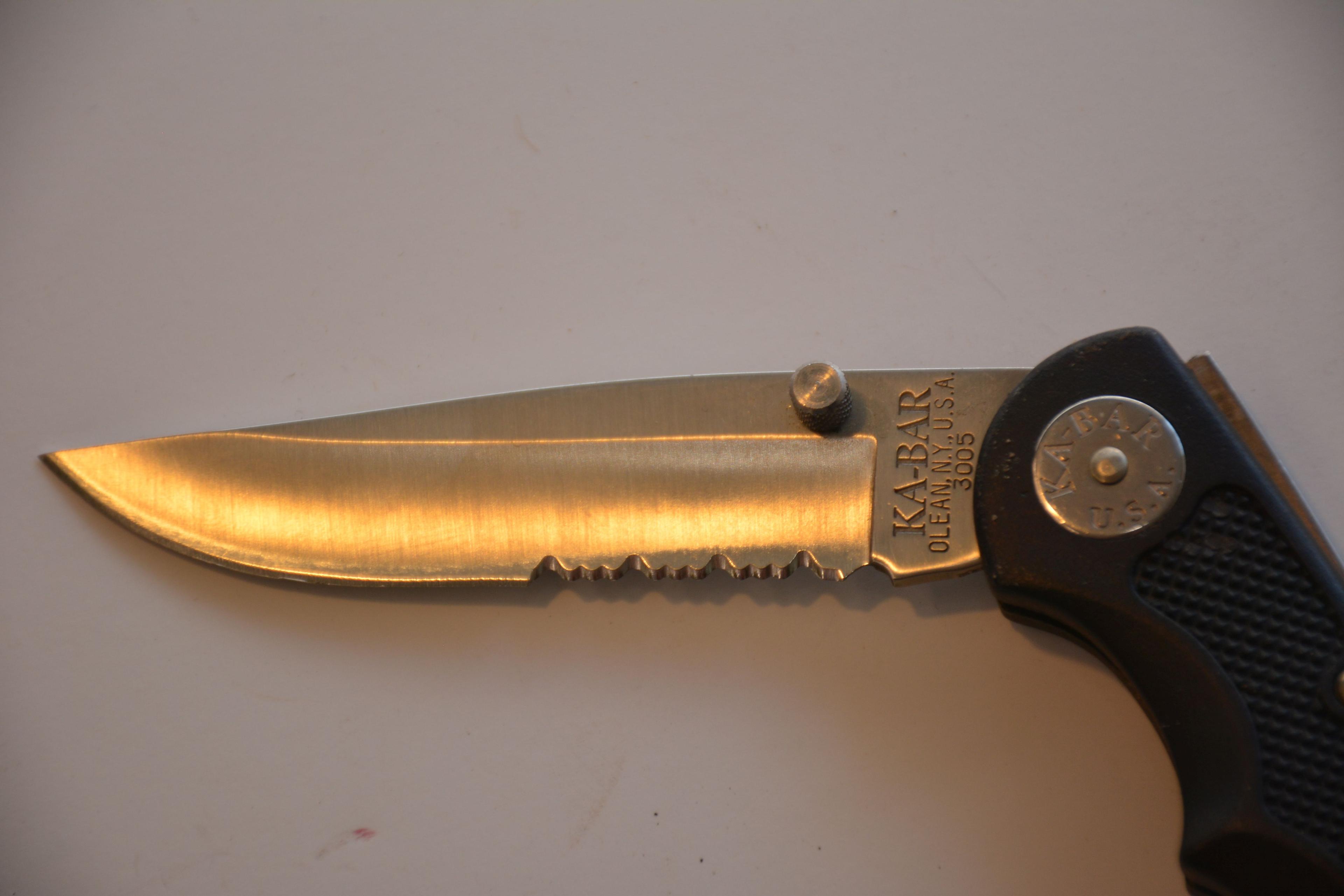 Ka-bar Pocket Knife - 4" Blade'