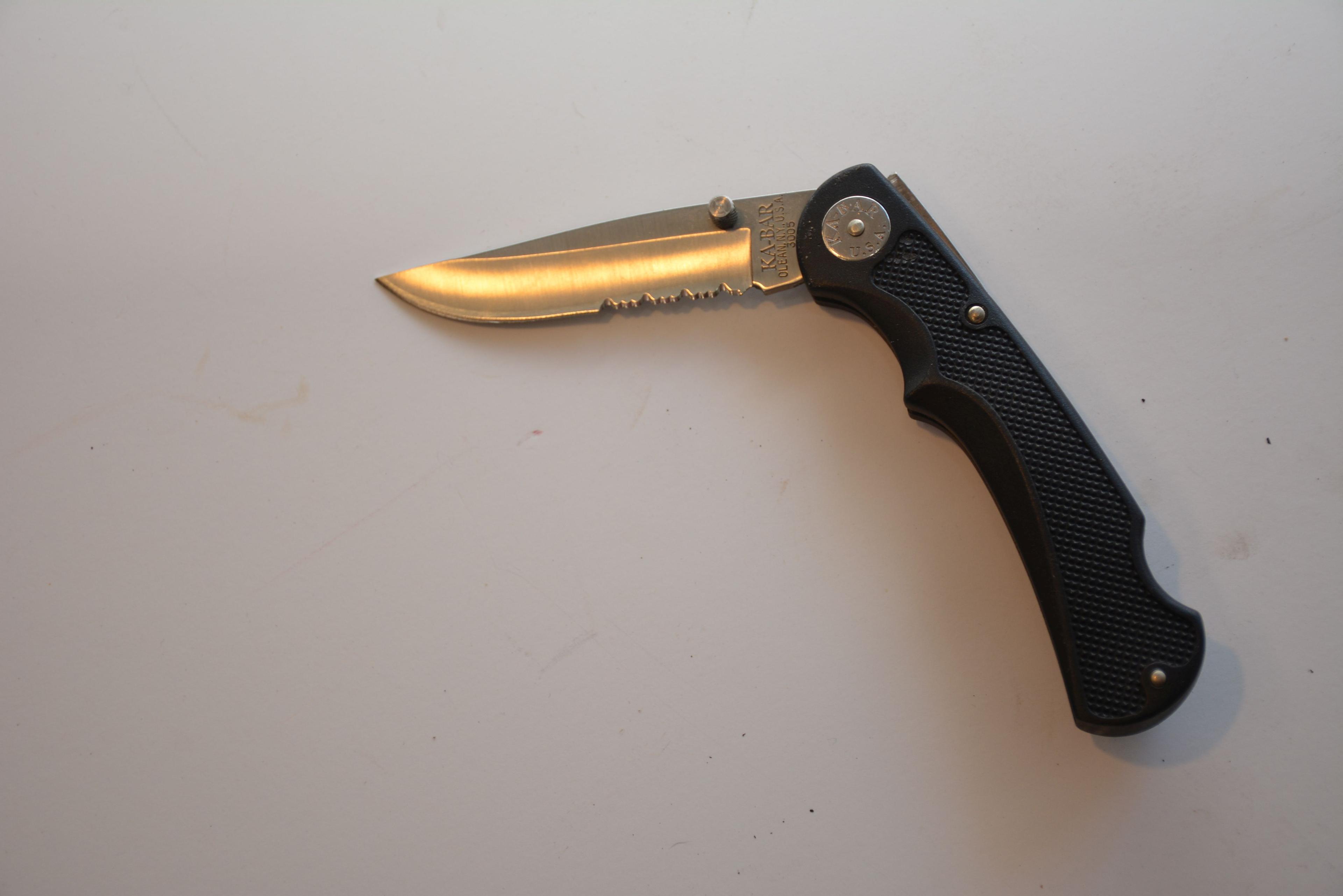 Ka-bar Pocket Knife - 4" Blade'