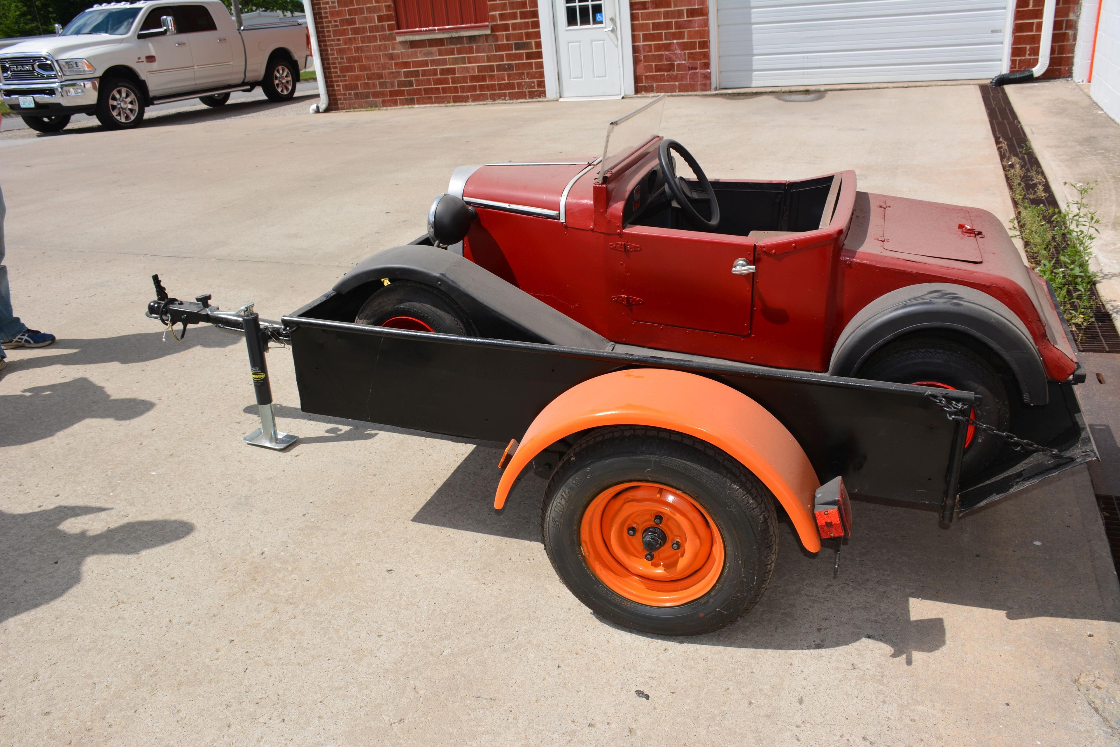 Homemade Trailer, 4ft X 6ft W/ Drop Down Tailgate, Used For Kiddie Car In L