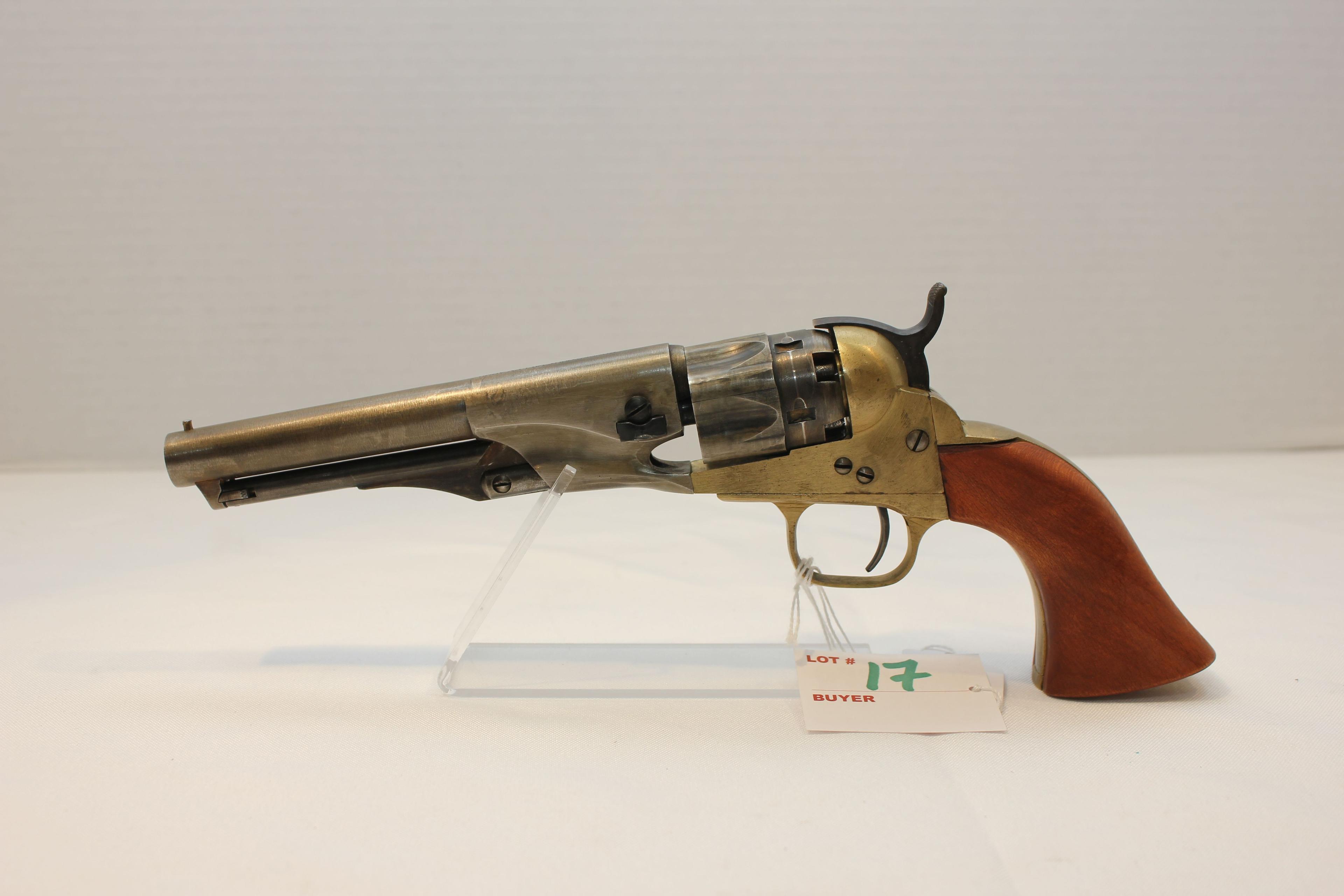 CVA .40 Cal. Muzzle-Loading 6-Shot Single Action Revolver w/5-1/2" BBL, Brass Frame and Handle; Made