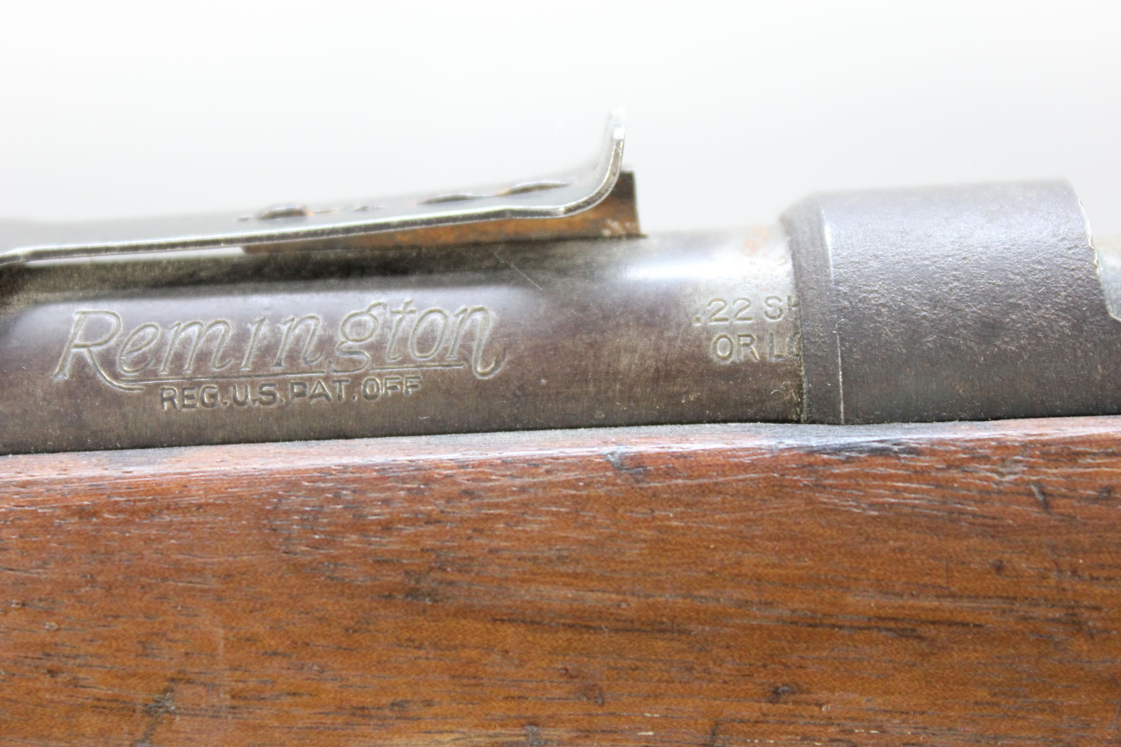 Custom-Made .22 S/L/LR Single Shot Bolt Action Rifle Barreled w/Remington Model 33 22-3/4" BBL; SN N