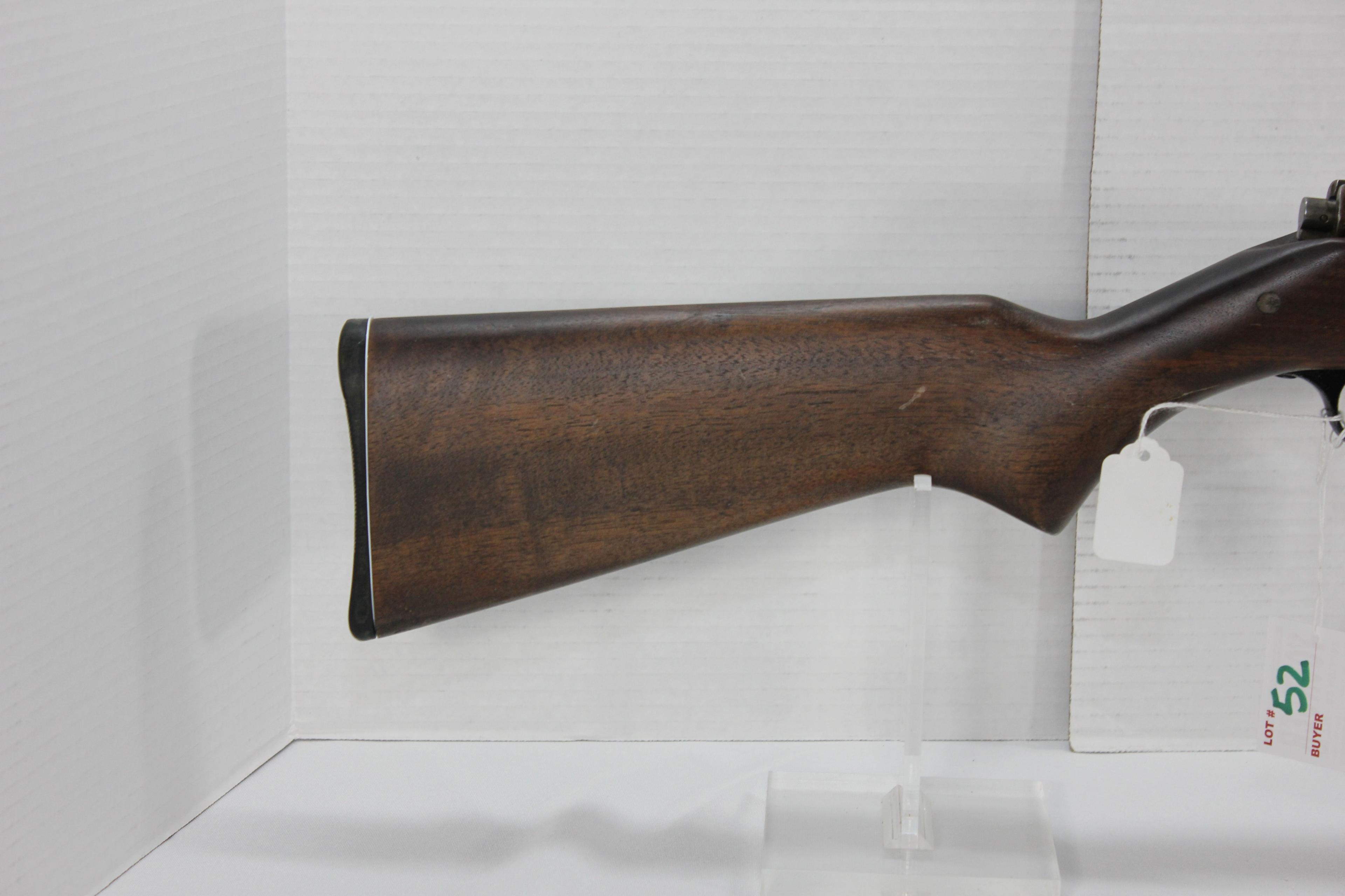 Stevens Model 59A .410 Ga. 2-1/2" or 3" Cham. Tube Fed Bolt Action Shotgun w/24" BBL; SN N/A; In Nee