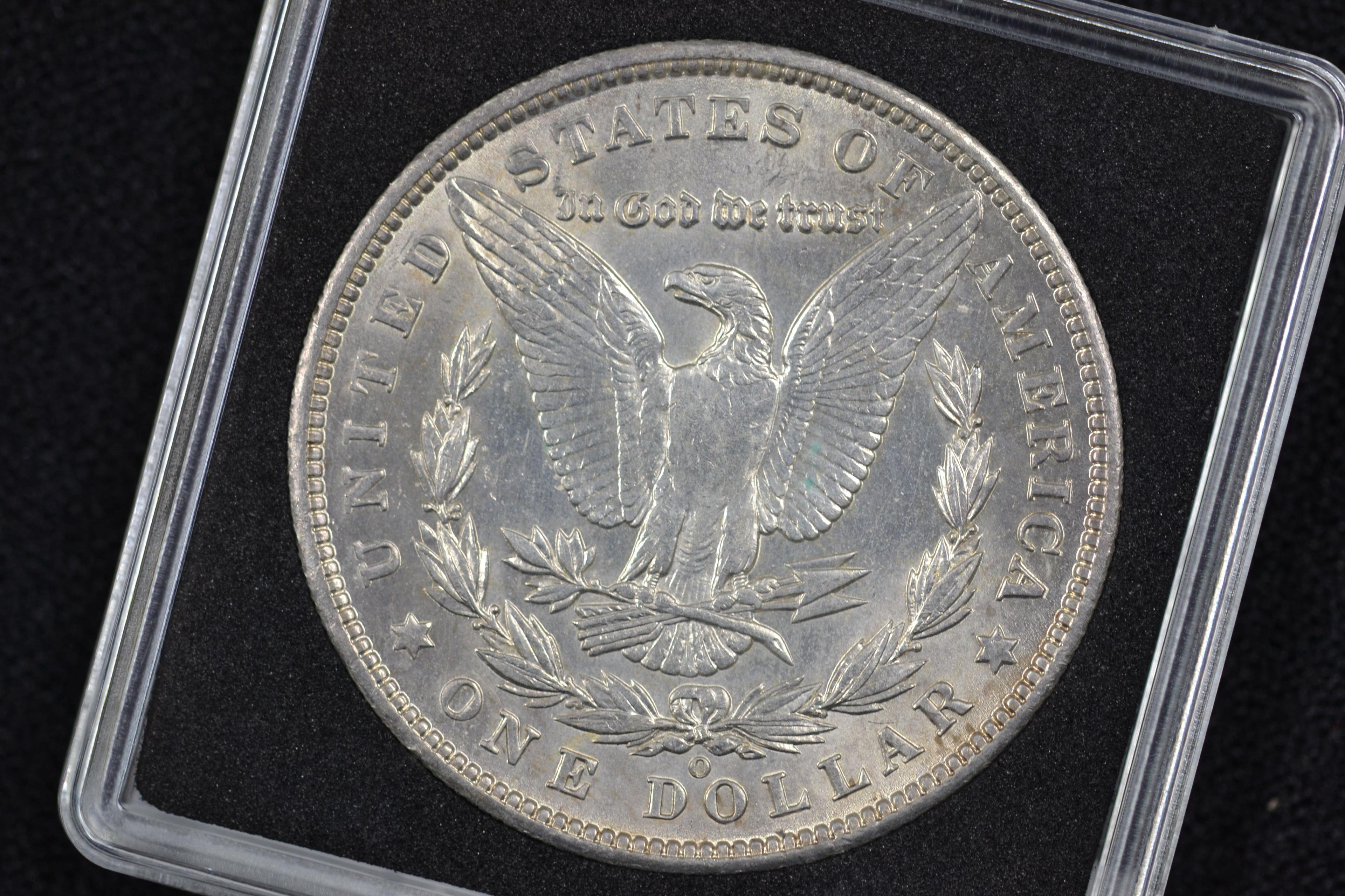 1903-O Morgan Silver Dollar; AU+