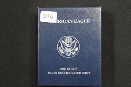 2008 U.S. Silver Eagle; Uncirc.