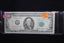 1985 One Hundred Dollar Bill; Uncirc.