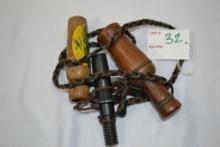 Three Duck Calls, Weems Wildcall, Primos Cottontail, 1 Unmarked