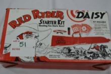 Daisy Red Ryder Starter Kit; BB Tube Shooting, Glasses, Gun Sleeve and Gallery Targets, NIB