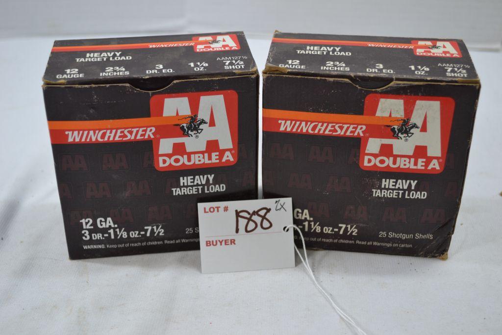 Winchester Double A 12 Gauge Ammo Heavy Target Load 2-3/4" 7-1/2 Shot 2xbid