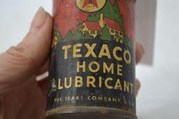 Texaco Home Lubricant Oil Can 7" Tall