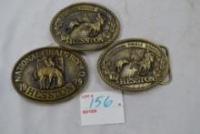 Group of 3 Hesston Limited Collectors Edition 1979, and 2-1980