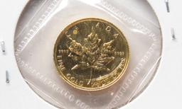 Gold $5 Canada 1985 1/10 oz. .999G