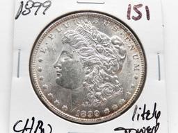 Morgan $ 1899 CH BU (Litely Toned) (Only 330,000 minted)