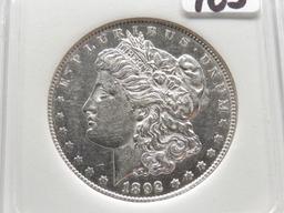 Morgan 1892-CC NNC Mint State Prooflike (Semi Key)