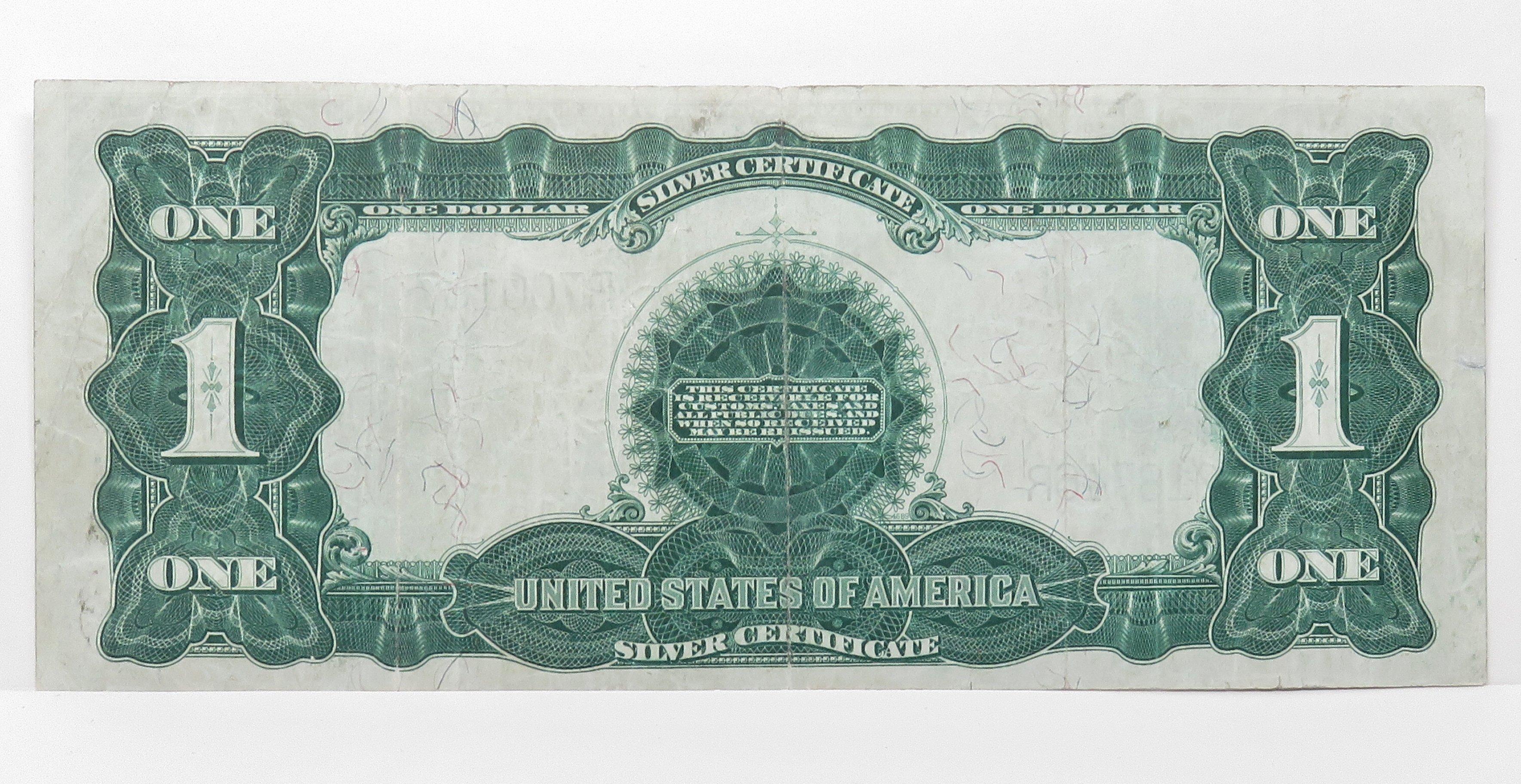 $1 Silver Certificate 1899 "Black Eagle", FR232, SN R70018746R, VF+