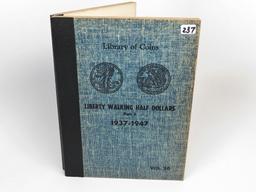 Walking Liberty Half $ Library of Coins album 34 coins Good to Extra Fine, 1917; 9 ea.1930s; 24 ea.