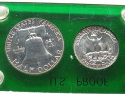 1953 Proof set w/box in Capital holder some toning Nice
