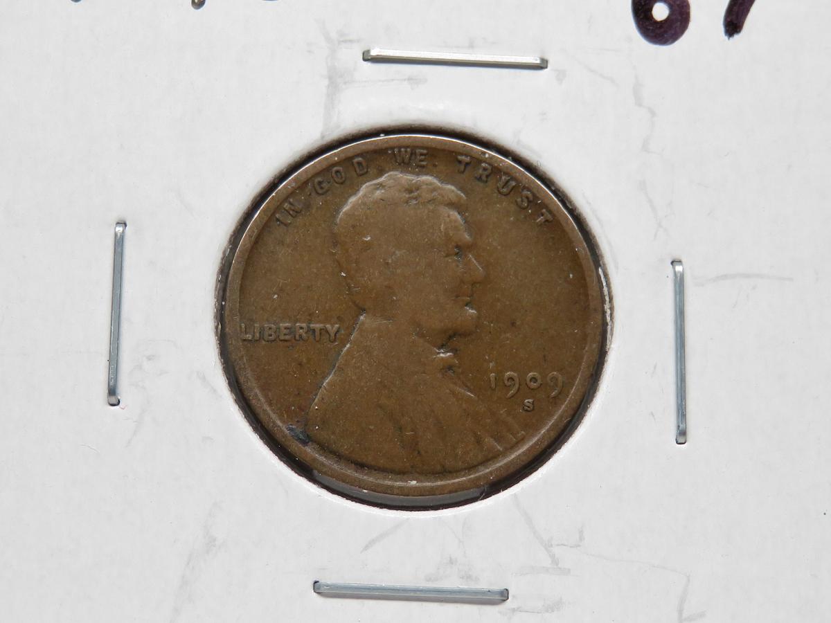 Lincoln Cent 1909-S Good