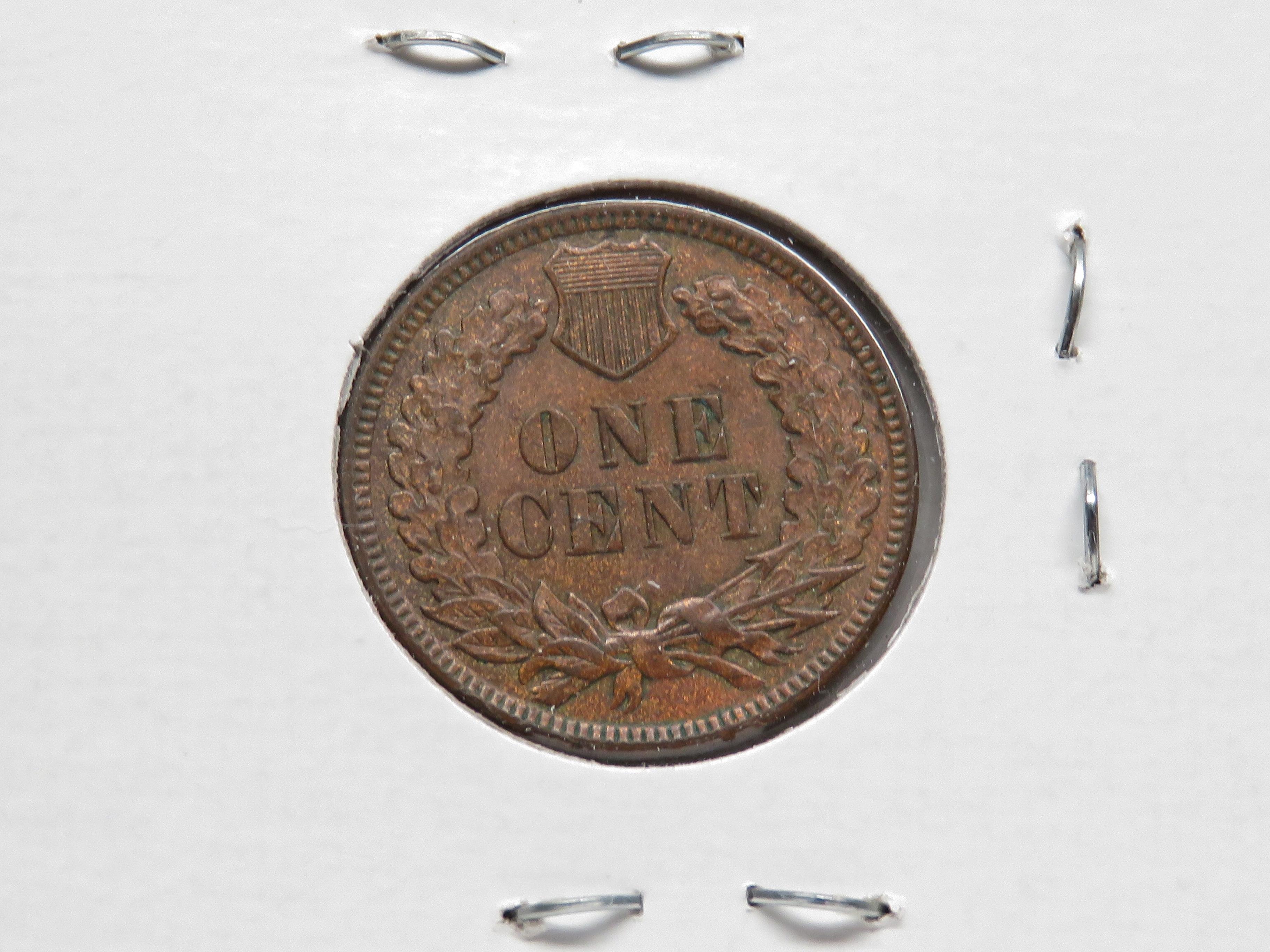 2 CH BU Indian Cents: 1897, 1899 toning