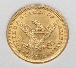 Liberty Head Gold $2 1/2 Quarter Eagle 1902 NNC CH Mint State