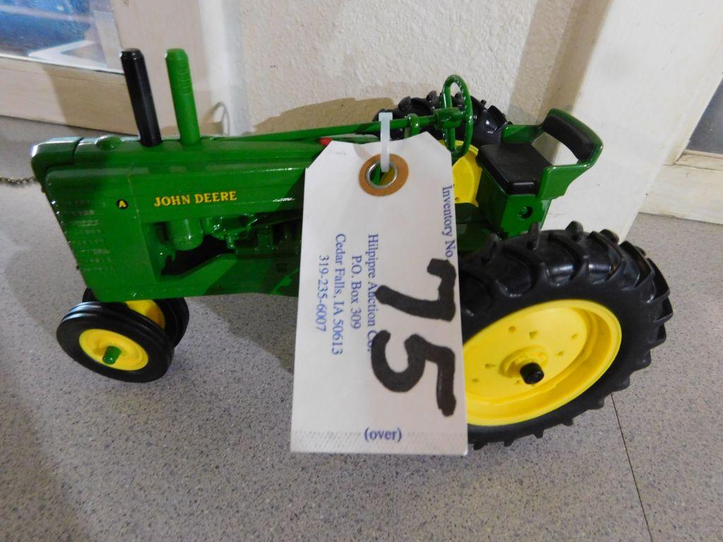 John Deere A Tractor Scale Model.
