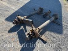10,000 LB. AXLES W/ SPRINGS & EQUALIZERS,