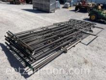 7) 12' CATTLE PANELS, 6 BAR AND 1) 12' CATTLE