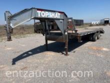 2006 TOPHAT GN FLATBED TRAILER, 20' +5' DOVETAIL,
