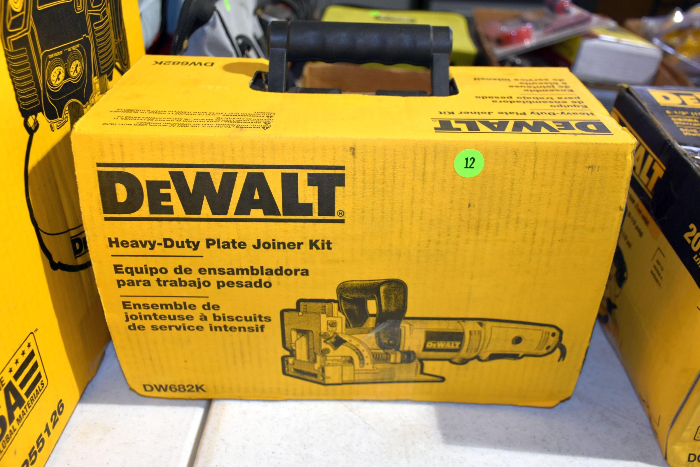 Dewalt Heavy Duty Plate Jointer Kit, New In Box