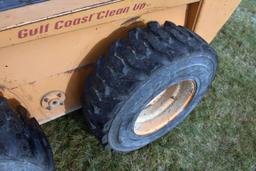 Case 1845C Diesel Skidloader, 12-16.5 Tires, Auxilary Hydraulics, Hand Control, Enclosed Cab, No Hea