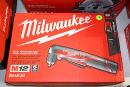 Milwaukee M12 Cordless, 3/8'' Right Angle Drill Kit, New In Box