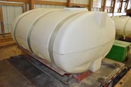 1000 Gallon Elliptical Poly Tank