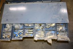 Large Assortment of 1/4 Inch to 1/2 Inch Hydraulic Hose Fittings, Gates Brand, Also Selling