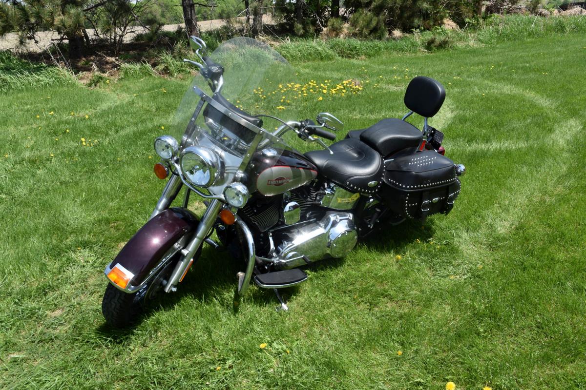 2007 Harley Davidson Heritage Softail, 9,672 Miles, Leather Bags, Sharp, Low Miles