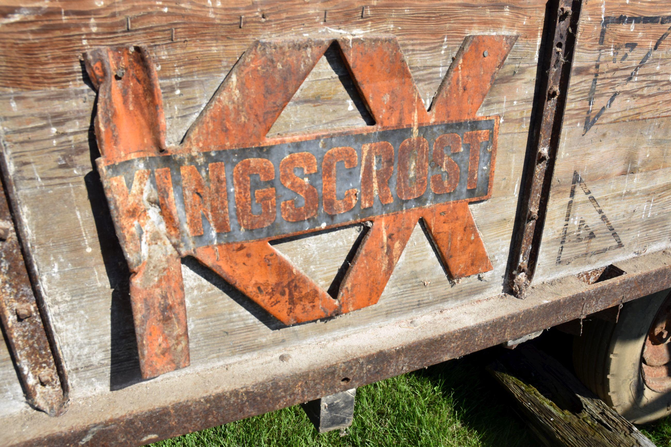 7'x14' Kingscrost Flatbed Wagon On Running Gear