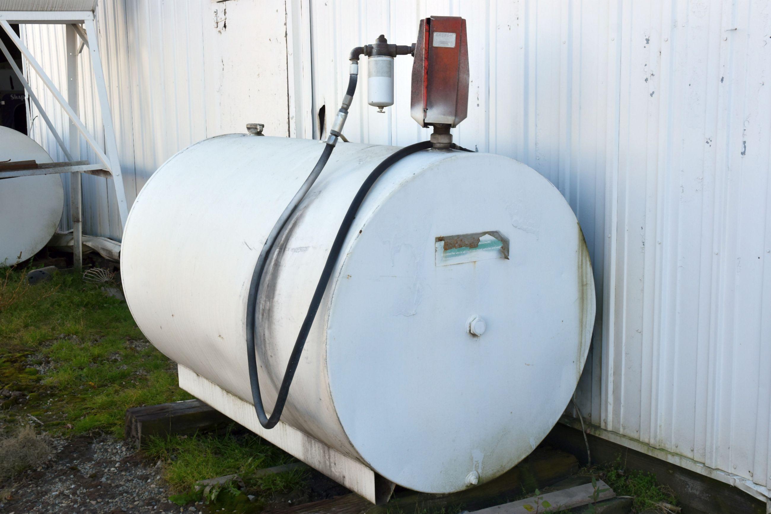 550 Gallon Fuel Tank With Gasboy Electric Pump